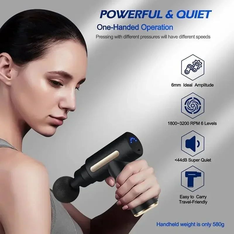 TruForm LED Percussion Massage Gun