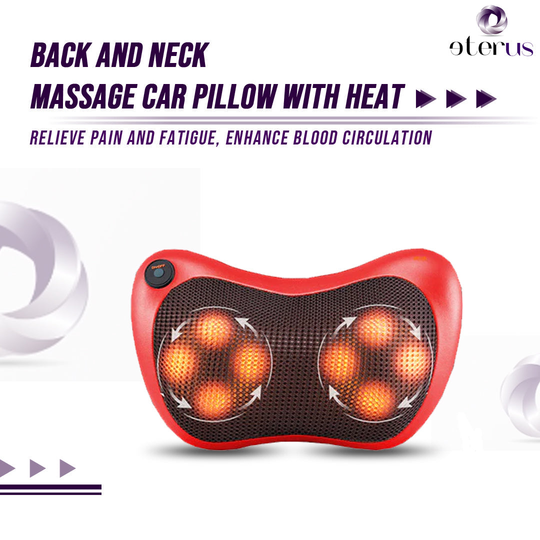 TruForm Back & Neck Massage Pillow with Heat