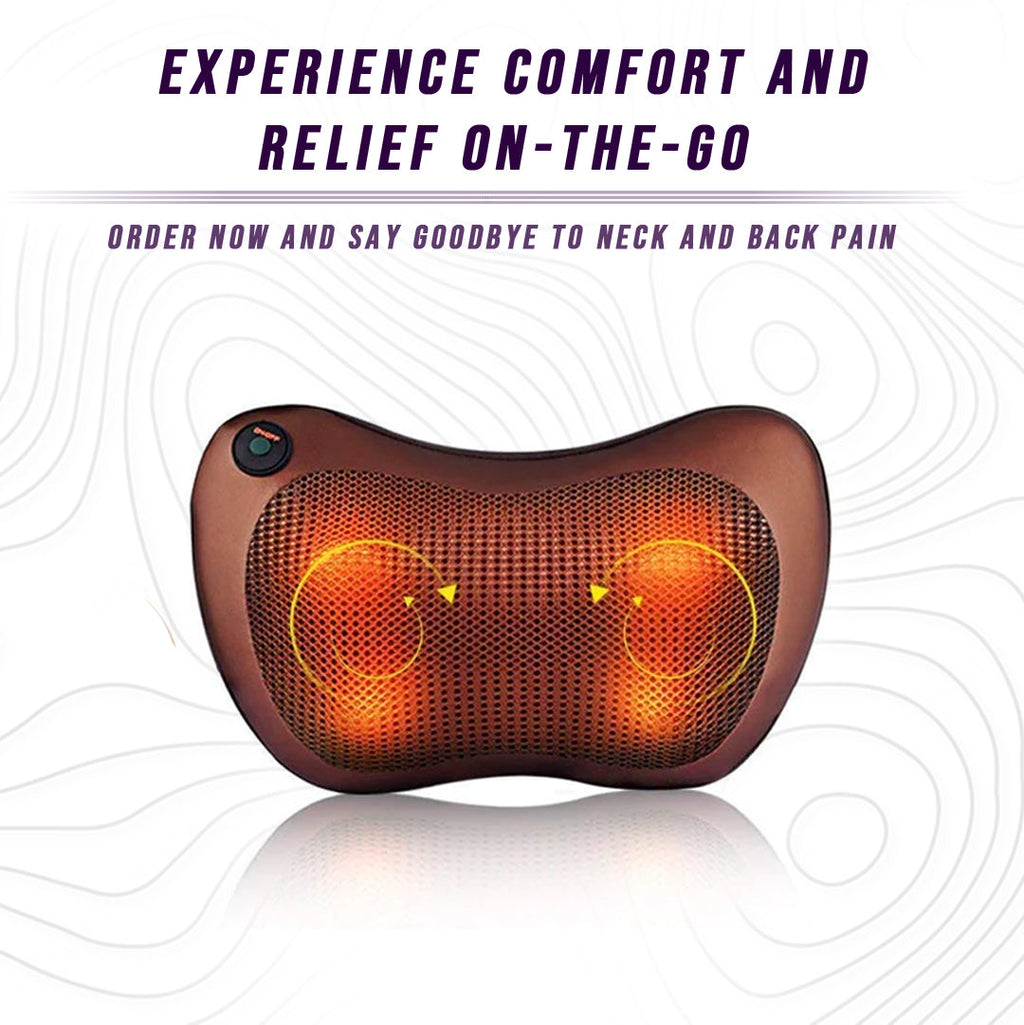TruForm Back & Neck Massage Pillow with Heat