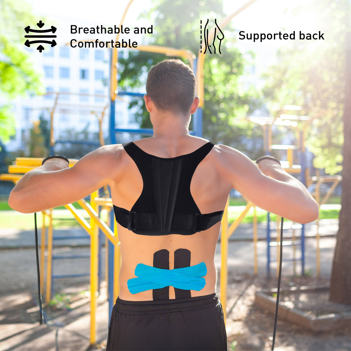 TruForm Adjustable Posture Support Brace