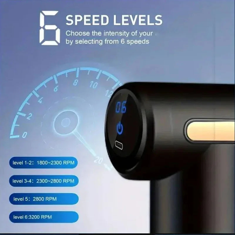 TruForm LED Percussion Massage Gun
