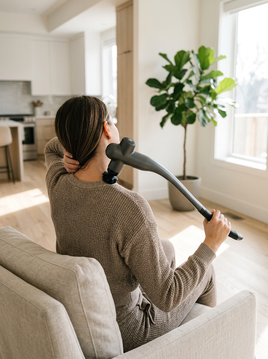 TruForm LED Percussion Massage Gun