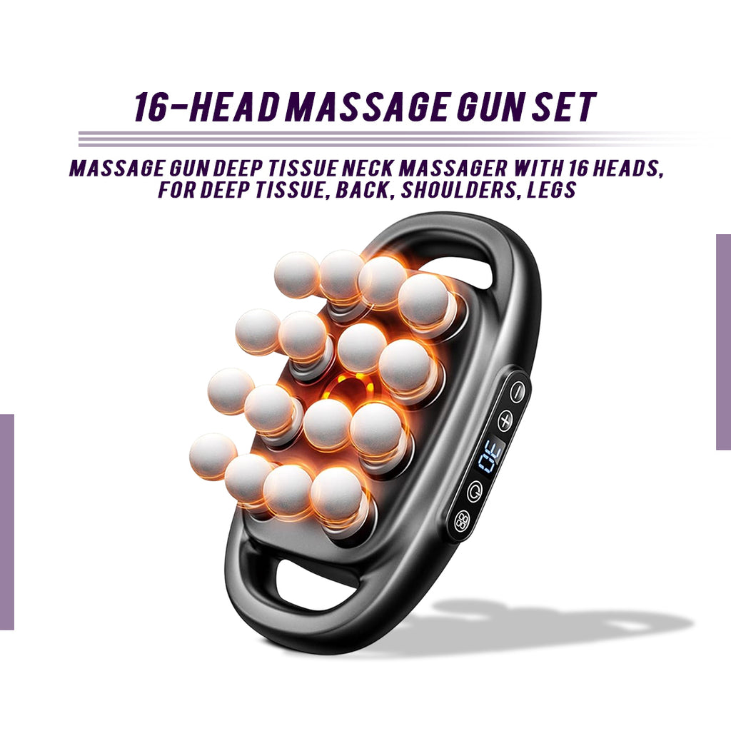 TruForm Multi-Head Massage Gun