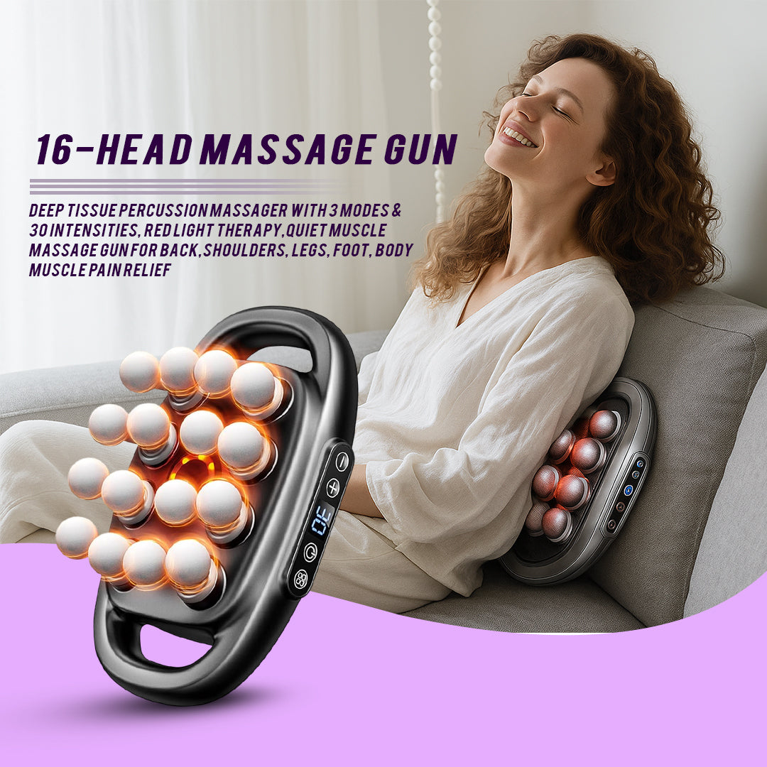 TruForm Multi-Head Massage Gun